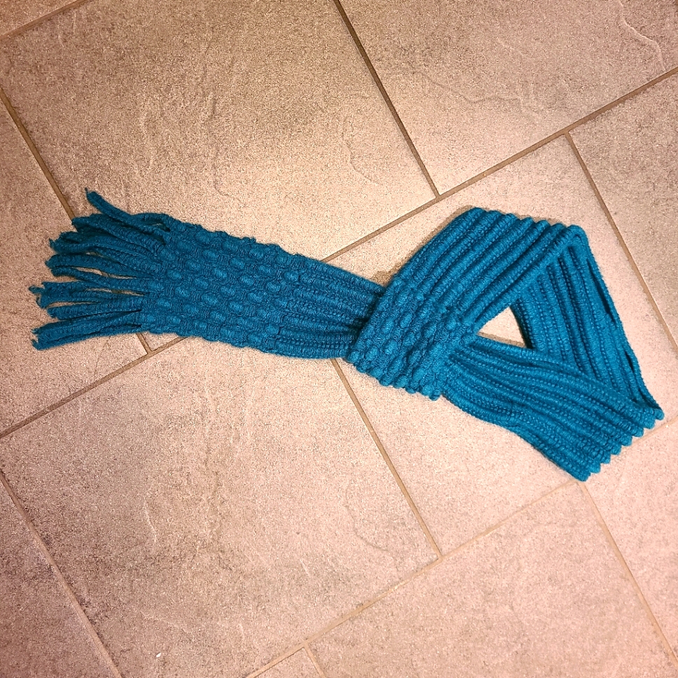 Teal Loop Scarf